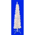 thumbnail image 1 of Arbre Mince à LED 4 Pi. Floqué, Blanc - 272 Embouts, 1 of 1
