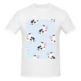 thumbnail image 4 of Bingfone Cute Farm Cow Men'S Loose Fit Short-Sleeve Pocket T-Shirt, 4 of 7
