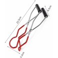 thumbnail image 2 of Pinzas para tarros, BR-Vie Scald Clip, pinzas para tarros, pinzas para levantar tarros de conservas de acero inoxidable con mango de agarre para tarros calientes y tarros Mason (rojo) esquí esquí Gafas de esquí, 2 of 5