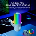 thumbnail image 2 of Micrófono USB Razer Seiren V3 Chroma RGB: Iluminación reactiva para streaming y juegos, micrófono de condensador con sensor táctil, limitador de ganancia digital y amortiguador. Compatible con PC, Dis, 2 of 5