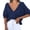 Blue, variant on Vedolay Womens Blouses Wear with Leggings 3/4 Sleeve Shirts for Women Blue,S