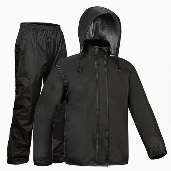 Rainwear Rain Suit Waterproof Cycle Rain Cover Jacket & Trousers Unisex Hiking Raincoat Pants Rainwear For Motorcycle Fishing