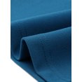 thumbnail image 5 of Agnes Orinda Women's Plus Size Sheath Dress Notched V Neck Sleeveless Casual Midi Pencil Dresses with Zipper 4X Lake Blue, 5 of 6