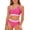 Hot Pink, variant on Girls Two Piece Girls Swimwear Young Girls Fit Coastal Beachwear Pools Summer Clothes