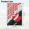 thumbnail image 7 of Yuyamidu Canadian Flag Towel, Maple Leaves Golf Towel with Hook and Loop Fastener for Hold to Golf Carts or Clubs, 7 of 7