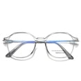 thumbnail image 3 of Marco de espejo plano anti luz azul poligonal para gafas de miopía Marco de anteojos aplicable en múltiples escenarios, 3 of 3