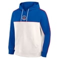 thumbnail image 4 of Men's Fanatics Royal/White Paris Saint-Germain Retro Overhead Tri-Blend Hoodie, 4 of 5