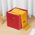 thumbnail image 2 of Liquidation! Beppter Rangement pour Textiles de Maison, Ensemble de 6 Bacs de Rangement Cubiques en Tissu Pliables 11, 2 of 9