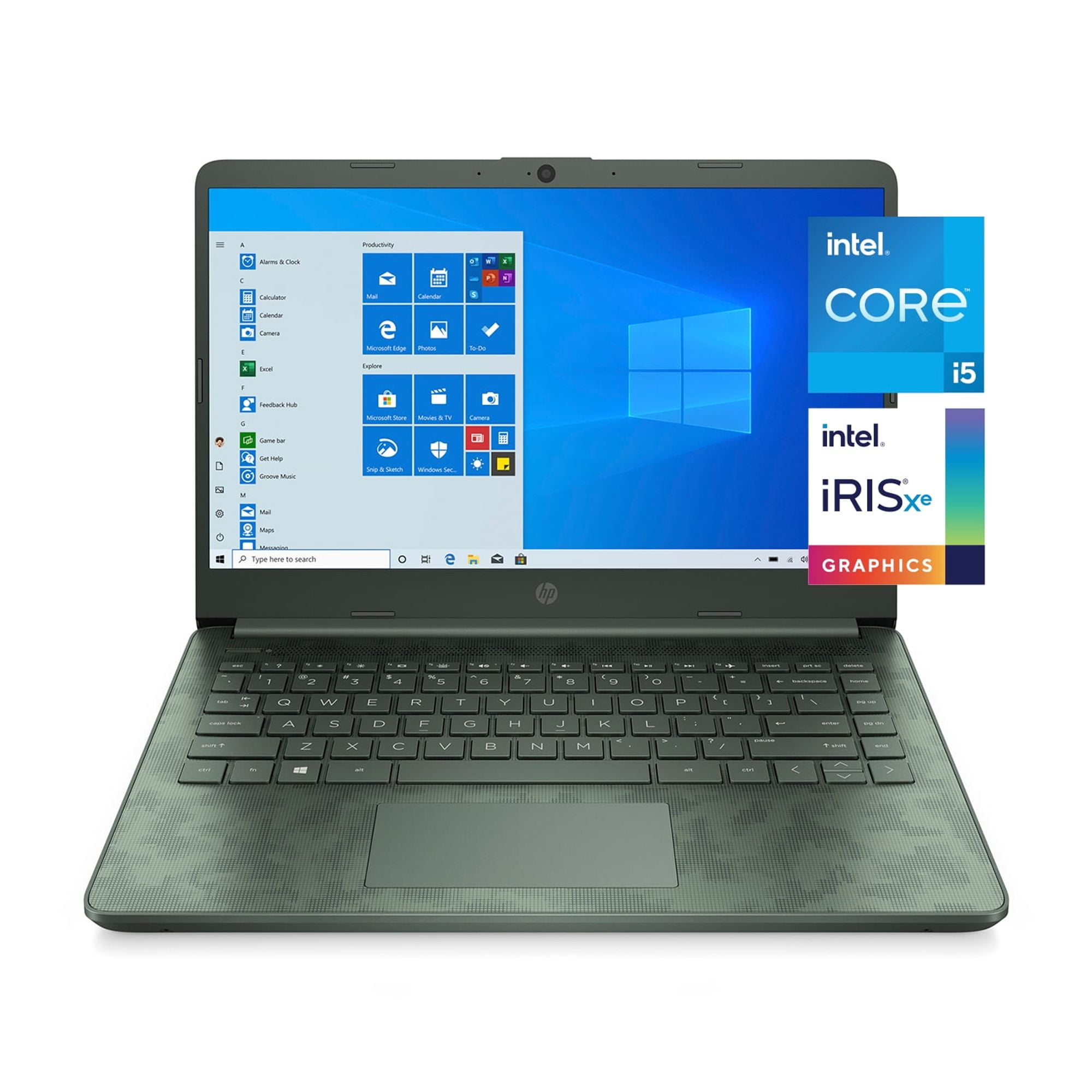 HP 14 Slim Computer, Intel Core i5-1035G1, 8GB RAM, 256GB SSD