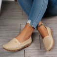 thumbnail image 3 of Women’s Soft Leather Loafers Slip On Flats Comfort Walking Casual Driving Shoes Plus Size, 3 of 6