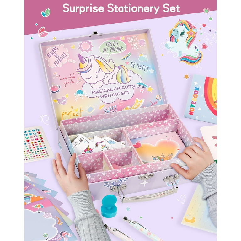 Nicpro 62PCS Unicorn Stationary Set, Cute Stationery Supplies
