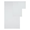 thumbnail image 4 of Ultra-Soft Modern Ribbed Cotton Quick Dry Towel Set (6 Piece Set, White), 4 of 6