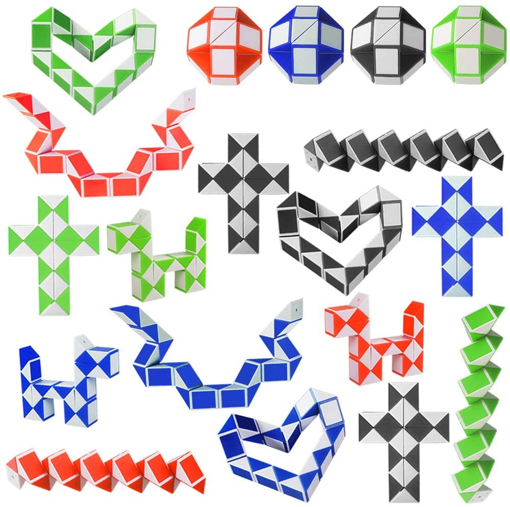 Party Loot Bags Mini 3D Puzzle Cube Snake Random Colour 
