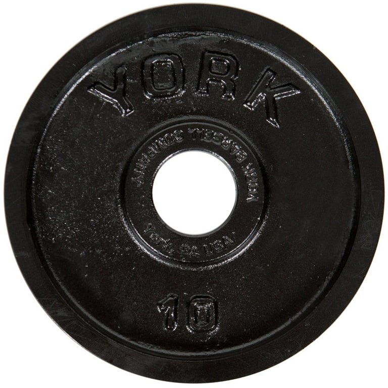 York fitness cast 2025 iron weight plates
