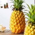 thumbnail image 3 of Frutas artificiales realistas, piña falsa, estudio fotográfico, decoración artesanal, 3 of 3