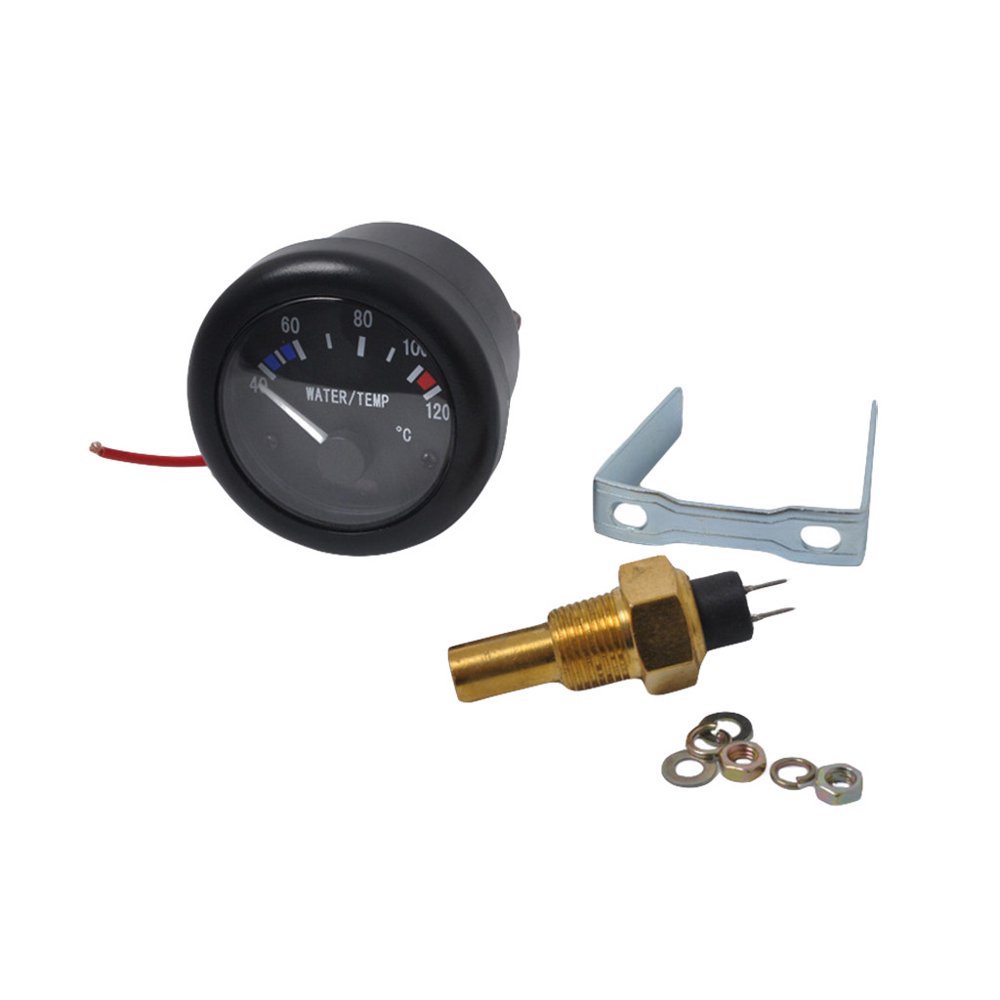 Marine Water Temperature Gauge For Boat Temp Meter LED Digital 12V