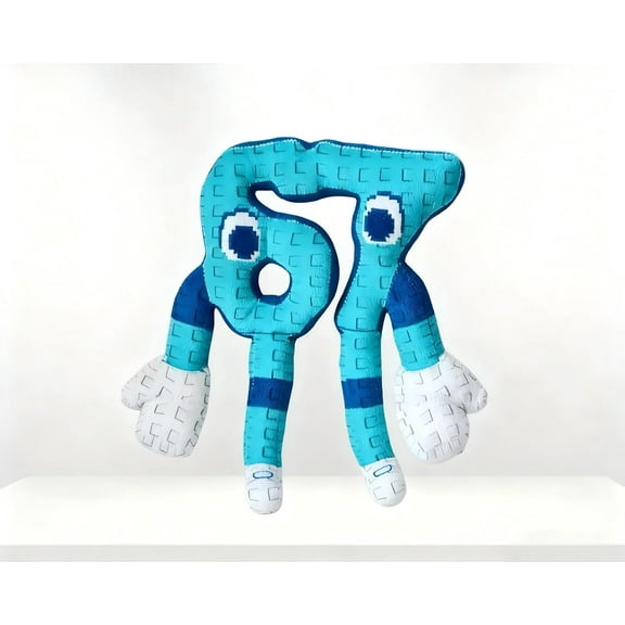 Steal a Brainrot 67 Plush, Italian 67 Brainrot Six Seven,67 Cushion Pillow 10 inch Blue Style (6 7)
