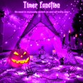 thumbnail image 3 of Cadena de luces FFZZKJ para Halloween, 10 m, 100 LED, batería 8 modos, 3 of 7