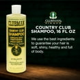 thumbnail image 4 of Clubman Country Club Hair Shampoo with Panthenol for Hair Volume, 16 fl oz, 4 of 5