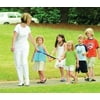 Safety Walking Rope with Colorful Handles for up to 6 Children and 1 Adult (68 inches long)