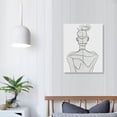 thumbnail image 4 of Acheng Minimalist Line Wall Art Minimalist Canvas Wall Art Woman Silhouette Wall Art Female Poster Woman Body Line Drawing Wall Art Minimalist Prints Abstract Wall Art Pictures Decor 16x20 in, 4 of 5