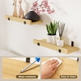 thumbnail image 6 of Enoget  3 Set House shaped floating shelf, wood+metal, 6 of 9