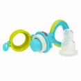 thumbnail image 3 of Nuby Twist N' Feed Infant First Foods Feeder with Hygienic Cover: 10M+, Aqua, 3 of 4