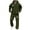 Army Green, variant on Men's Outfits Sets Suits Print Zip Up Hoodie Jogger Set Casual Outfit Two Piece Street