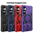 thumbnail image 5 of Venoro for Samsung Galaxy A55 5G Case Shockproof Magnetic Phone Cover with Stand, Purple, 5 of 12