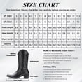 thumbnail image 5 of IUV Women's Square Toe Mid-Calf Western Cowboy Boot for Female,Sizes 5-11.5, 5 of 7