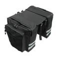 thumbnail image 1 of Waterproof Bike Pannier Bag with Reflective Strip, Mountain Bicycle Rear Rack Storage Bag with Multiple Pockets, 1 of 7