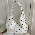 thumbnail image 3 of Hsqqdc Polka Dot Pattern Shoulder Bag, Large Capacity Casual Tote Hasp Handbag, 3 of 7