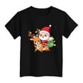 thumbnail image 3 of UYYX White Shirt Girls Christmas Shirts For Kids Girls Short Sleeve T Shirts Kids Summer Tops Crewneck Tees 7-8 Years, 3 of 3