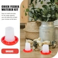 Chick Feeder Automatic for Chickens Poultry Waterer Farm Food Rack Baby