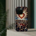 thumbnail image 4 of DistinctInk MagSafe Tough Case for Apple iPhone 13 Pro Max (6.7" Screen) - Love Covers Sins: 1 Peter 4:8 Bible Verse - Raised Bezel Screen Guard, 4 of 6