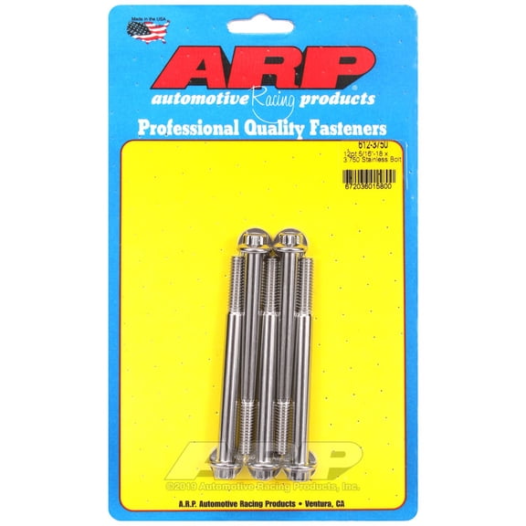ARP 612-3750 5/16-18 X 3.750 12Pt SS Bolts