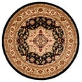 thumbnail image 2 of Safavieh Lyndhurst Miranda Floral Area Rug, Black/Beige, 6' x 6' Round, 2 of 11