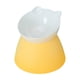 thumbnail image 2 of Cuenco para perros, cuenco para perros, cuenco para gatos, recipiente para mascotas, cachorros, comedero de viaje, plato de agua 145 cm x 13 cm amarillo, 2 of 6