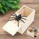 thumbnail image 2 of Rubber Spiders Prank Wooden Box Handcrafted Surprise Wooden Box Funny Interative Gag Present for Friend Family, 2 of 5