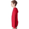 thumbnail image 5 of Youth Zone Performance Hoodie - SPORT RED - S, 5 of 7