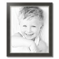 thumbnail image 2 of ArtToFrames 19x23 inch Black Velvet with Silver Wide Picture Frame, Black MDF Poster Frame (4693), 2 of 7