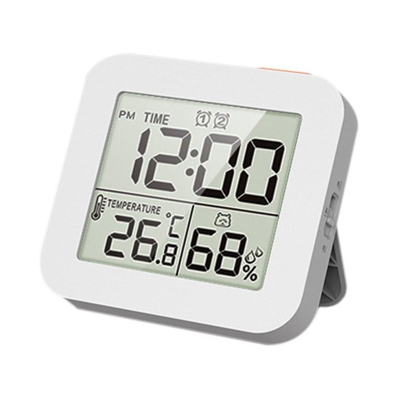VIVIDCRAFT Digital Bathroom Clock Shower Timer With Alarm Waterproof Clocks For Cooking Timer Function Clo Makeup Shower And Backlight