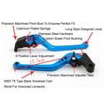 thumbnail image 3 of Motorcycle Long Clutch Brake Lever fit for YAMAHA MT125 2014-2019 Gold, 3 of 10