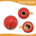 thumbnail image 3 of Machine Tool Handle Ball Nuts Bakelite Ball Brass Core Handle Head Thread Ball Nut Knob Machine Tool Fastener Accessories M10-35Red, 3 of 8