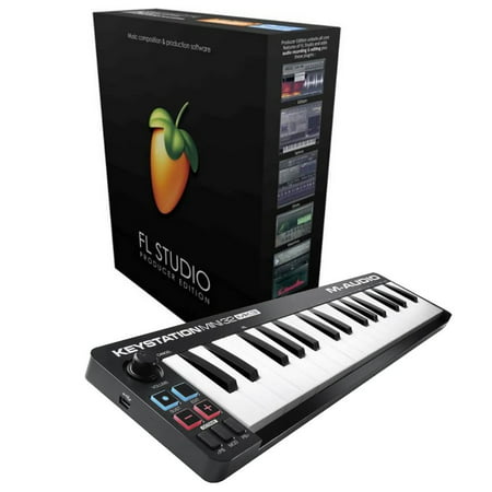 FL Studio 20 Producer Edition Download Card with M-Audio Keystation Mini for (Best Vst For Fl Studio)