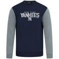 thumbnail image 2 of Men's Levelwear Navy New York Yankees Throwback Ultimate Carve Sweatshirt, 2 of 3