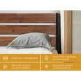 thumbnail image 3 of Acacia Emery Solid Wood Bed Frame with Headboard, Signature Headboard Wood Bed, Queen - Americano, 3 of 8