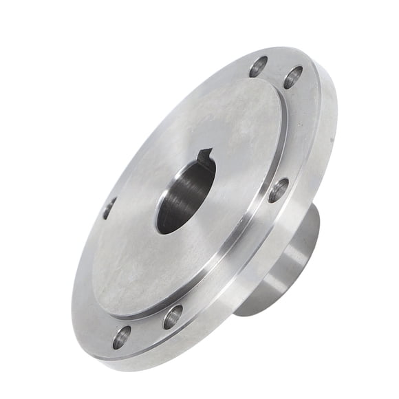 Brida de Mandril, Brida de Torno de Acero de Alto Manganeso de 125 mm Con 6 Orificios de Montaje, Compatible Con K11-125, K12-125, K72-125 Paras de Bricolaje