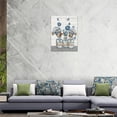 thumbnail image 5 of Country Bathroom Wall Art Farmhouse Flower Bathroom Wall Decor Rustic Blue Floral Butterfly Relax Soak Unwind Pictures Canvas Prints Framed Modern Artwork for Home Bathroom Toilet 12"x16", 5 of 6