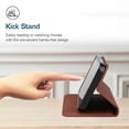 thumbnail image 3 of Case for OnePlus Nord 2 5G Card Slots Holder Wallet Kickstand Folio Flip PU Leather Magnetic, 3 of 5